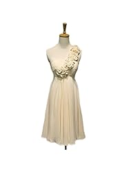 One Shoulder Knee Length Short Chiffon Bridesmaid Dress 