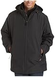 Weatherproof Men's Outerwear UltraTech Hooded Bib Front Jacket