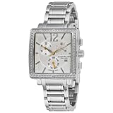 IMAGE OF Stuhrling Original Women's 316L.12112 Classique Regent Royale Swiss Chronograph Diamond Day and Date Stainless Steel Watch