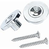 2pcs Bass Guitar String Tree Retainer Chrome for Fender Replacement