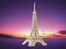Eiffel Tower 3D Jigsaw Woodcraft Kit - Wooden Puzzle