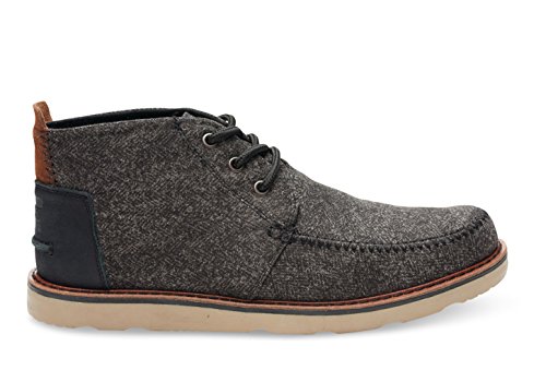 Toms Chukka Boots Black Herringbone 10006522 Mens