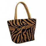 TIGER PRINT MINI HANDBAG MAKE-UP COSMETIC GIFT BAG