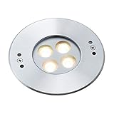 タカショー　ウォーターライト（ローボルト）　グランドライト　8型 水中仕様（ＬＥＤ色：電球色）　●73077300　HHA-D07S シルバー