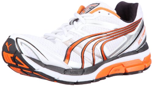 Puma Complete Vectana 3 185776, Herren Sportschuhe - Running, Weiss (white-vermillion orange 01), EU 41 (UK 7.5) (US 8.5)