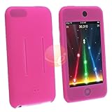 eForCity Premium Silicone Skin Case for Apple iPod Touch 1st gen and Gen2, Hot Pink