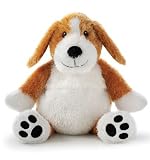 Hot Hugs Dog Microwaveable Wheat Bag Soft Toy