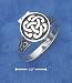 STERLING SILVER ANTIQUED CELTIC KNOT POISON RING