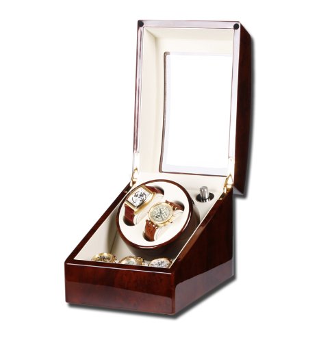R.U.Braun Uhrenbeweger \"Swing\" f&uuml;r 2 + 3 Uhren Wurzelholz beige 1002322002 Preisvergleich