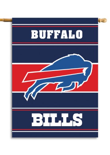 NFL Buffalo Bills 2-Sided 28-by-40-Inch House Banner