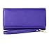 Womens RFID Blocking Wallet Classic Clutch Leather Long Wallet Card Holder Purse Handbag