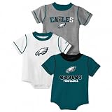 Philadelphia Eagles Newborn 3-Piece Creeper Set