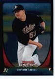 2011 Bowman Chrome #51 Trevor Cahill - Oakland Athletics (Baseball Cards)