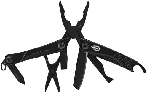 New Industrial Dime Micro Tool, Black + Pocket Sharpener