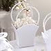 White Flower Girl Basket