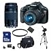 Canon EOS Rebel T3 SLR Digital Camera w/ 18-55mm & 75-300mm Full Photo Experience kit