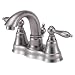 Danze D308140DN Fairmont Centerset Double Handle Faucet with Lever Handles, Distressed Nickel