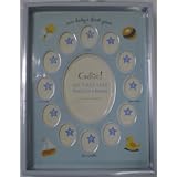 My 1st Year Baby Photo Frame in Blue for Boys by Cudlie