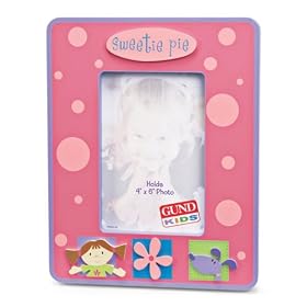 Giggling Girls Sweetie Pie Wood Picture Frame by Gund