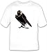 T-shirt with crow, bird, animal
