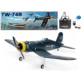 Radio Control AirAirplane - RC 4CH TW-748 F4U Remote Control Pirate Airplane from Toy RC Airplanes