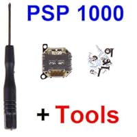 ANALOG JOYSTICK BLACK STICK BUTTON FOR SONY PSP 1000+TOOL+19 SCREWS