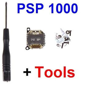 ANALOG JOYSTICK BLACK STICK BUTTON FOR SONY PSP 1000+TOOL+19 SCREWS