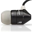 JBuds J2 Premium Hi-Fi Noise-Isolating Earbuds (Black/Chrome Silver)