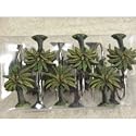 Palm Trees Shower Curtain Hooks - set of 12