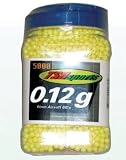 TSD Sports 5000 Count Jar Plastic Yellow Airsoft BB's (0.12g, 6mm)