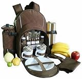 Picnic Gift Tracker Chocolate Two Person Picnic Pack with Blanket