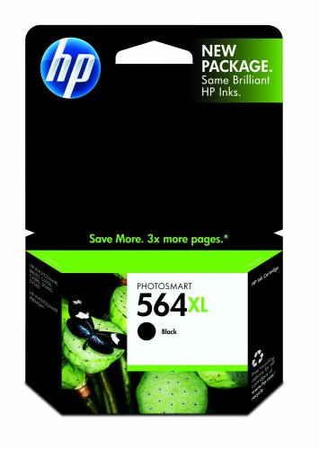 Original HP 564XL Black Ink Cartridge in Retail Packaging