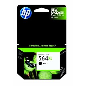 Original HP 564XL Black Ink Cartridge in Retail Packaging