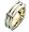 14 Karat Yellow Gold & Titanium 8.5mm Square Style Wedding Band - 4