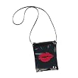 HB-105-4, BLK PAT W/ LIPS