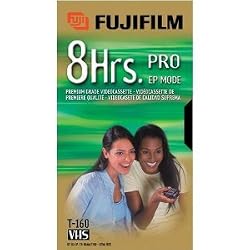 Fuji 23022161 Pro Vhs Video Tape (8 Hrs.)