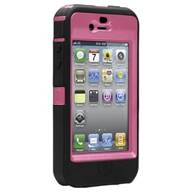 Otterbox Defender Case for iPhone 4G (Pink and Black)