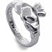 Ladies Silver Claddagh Ring SL92. Made in Ireland.