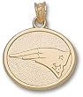 Die Struck New England Patriots Logo Oval Charm/Pendant