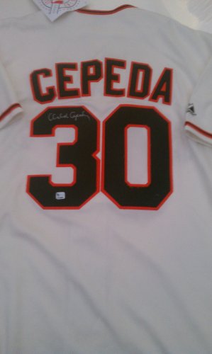 Orlando Cepeda Signed San Francisco Giants Authentic Jersey