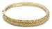 Buckley Ladies Gold Plate Pave Set Bangle