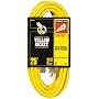 Woods 2883 Yellow Jacket 25-Foot 12/3 SJTW Yellow 15 Amp/125 Volt Rated Outdoor Extension Cord with PowerLite Plug