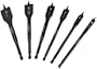 DEWALT DW1587 6 Bit 3/8-Inch to 1-Inch Spade Drill Bit Assortment
