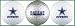 Dallas Cowboys NFL Football Team Golf Balls 3 Piece Gift Set
