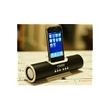 (GIFT BOXED) iPhone iPod Nano Touch Classic Charger Speaker and Docking System BLACK