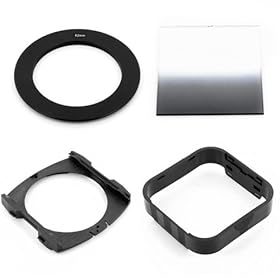 62mm Ring Adapter+Gradual ND4 Square Filter +Wide Holder +Hood for Cokin P Series