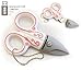 Smartneedle USB4GBWHT USB 4 Gb White Embroidery Scissors Art and Craft Product