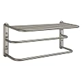 Gatco 1541SN 10-Inch by 20-Inch Towel Rack, Satin Nickel
