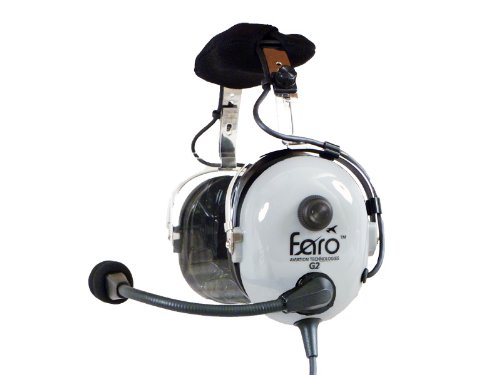 Faro G2 - Premium Pilot Aviation Headset, w/ Mp3 Input - Gray 