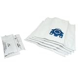 (Pack x 5) MIELE Synthetic Microfibre Fleece Replacement Vacuum Cleaner Hoover DUST BAGS & 2 x FILTERS - Fits Miele (S2110 and S2111)